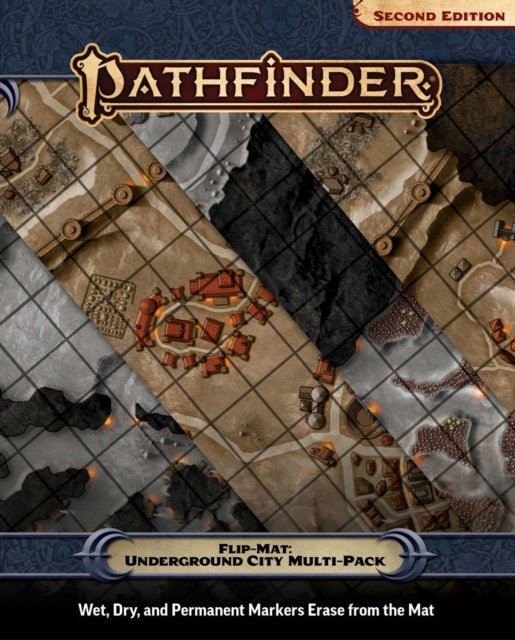 Pathfinder Flip-Mat: Underground City Multi-Pack - Jason Engle - Books - Paizo Publishing, LLC - 9781640785366 - September 12, 2023