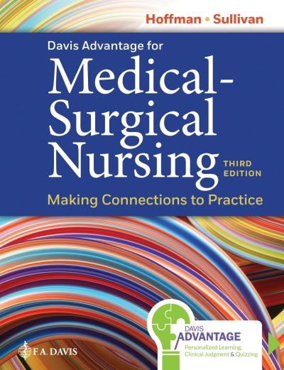 Cover for Janice  J. Hoffman · Davis Advantage for Medical-Surgical Nursing: Making Connections to Practice (Hardcover Book) [3 Revised edition] (2023)