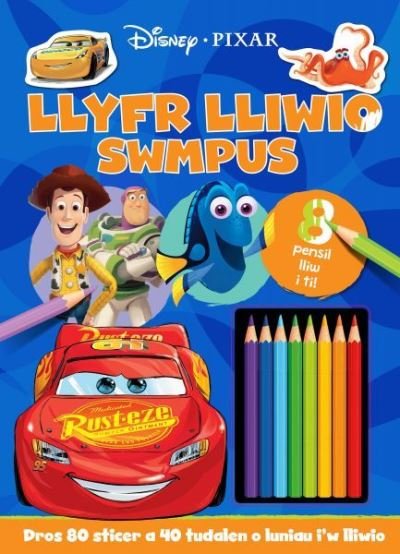 Cover for Disney · Disney Pixar: Llyfr Lliwio Swmpus (Paperback Book) (2022)
