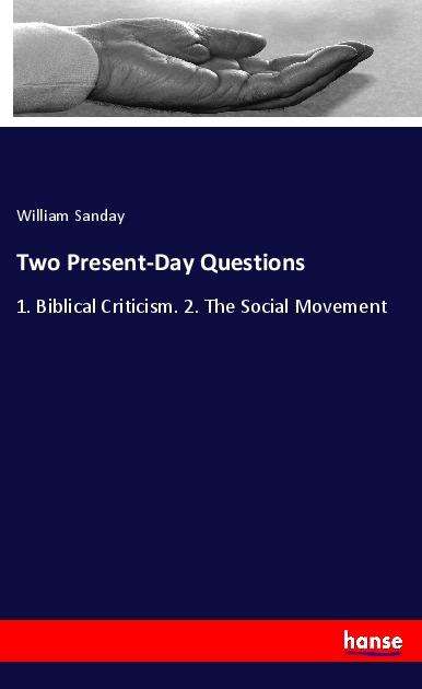 Cover for Sanday · Two Present-Day Questions (Book)