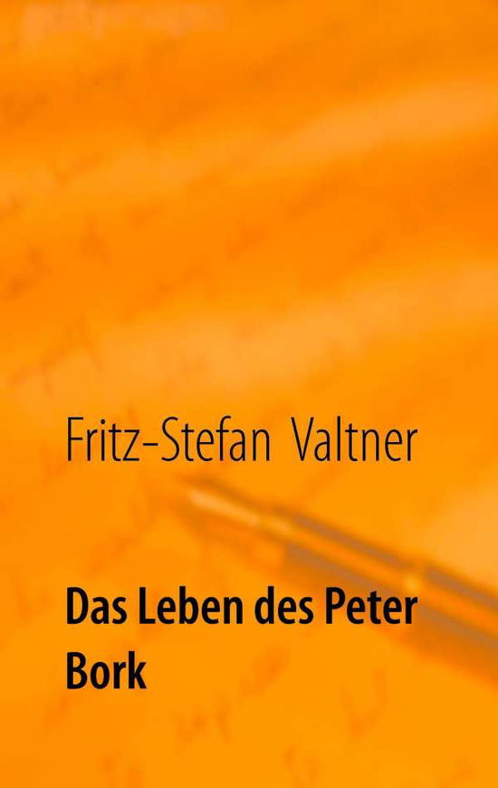 Cover for Fritz-Stefan Valtner · Das Leben des Peter Bork (Paperback Book) (2017)