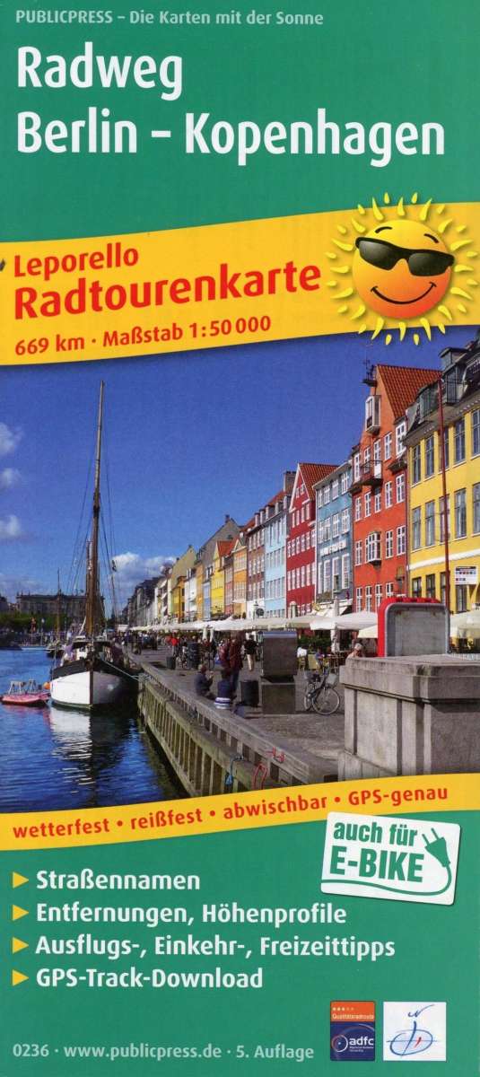 Cycle route Berlin - Copenhagen 1:50,000 - - Books - Freytag-Berndt - 9783899202366 - August 21, 2018