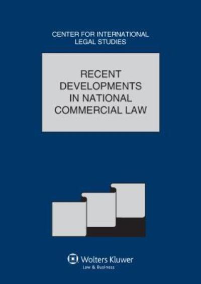 Cover for Dennis Campbell · Recent Developments in National Commercial Law (Hardcover Book) (2015)