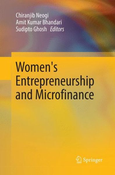Cover for Women's Entrepreneurship and Microfinance (Paperback Book) [Softcover reprint of the original 1st ed. 2017 edition] (2018)