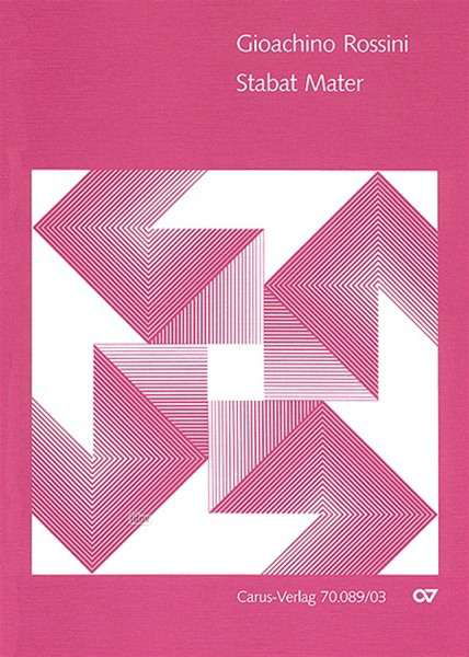 Cover for Rossini · Stabat Mater,KA.CV70.089/03 (Book)