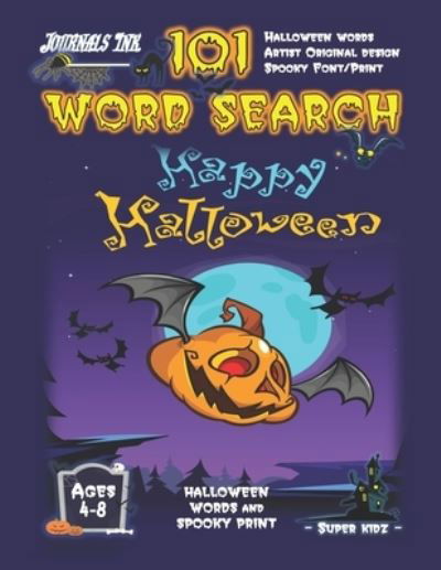 Cover for Sk · Halloween Word Search Book for Kids Ages 4-8 (Paperback Book) (2020)