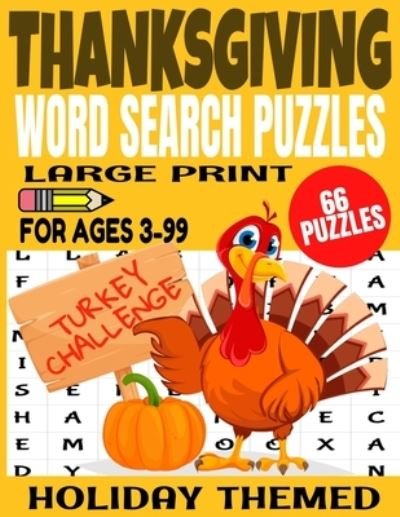 Cover for Puzlnu Press · Thanksgiving Word Search Puzzles (Paperback Bog) (2020)
