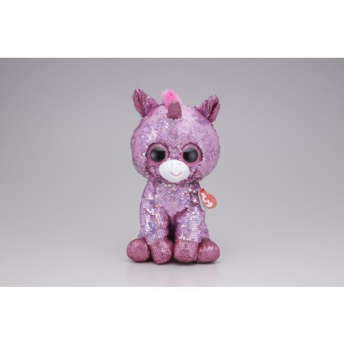Ty - Boo Buddy - Flippables Sparkle Pink Unicorn 23cm - Ty - Gadżety -  - 0008421364367 - 
