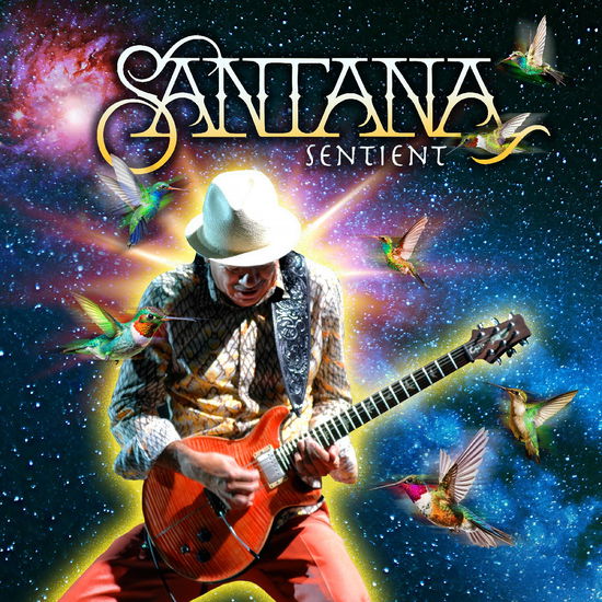 Cover for Santana · Sentient (LP) [Limited Clear w/Orange &amp; Purple Splatter Vinyl edition] (2025)