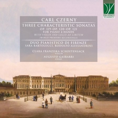 Czerny: Three Characteristic Sonatas - Duo Pianistico Di Firenze / Schoetensack / Gasbarri - Musik - DA VINCI CLASSICS - 0746160914367 - 29. Juli 2022