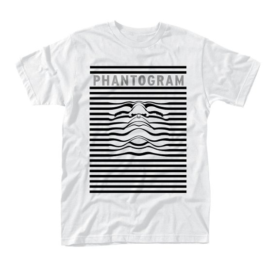 Cover for Phantogram · Striped Face (T-shirt) [size M] [White edition] (2016)