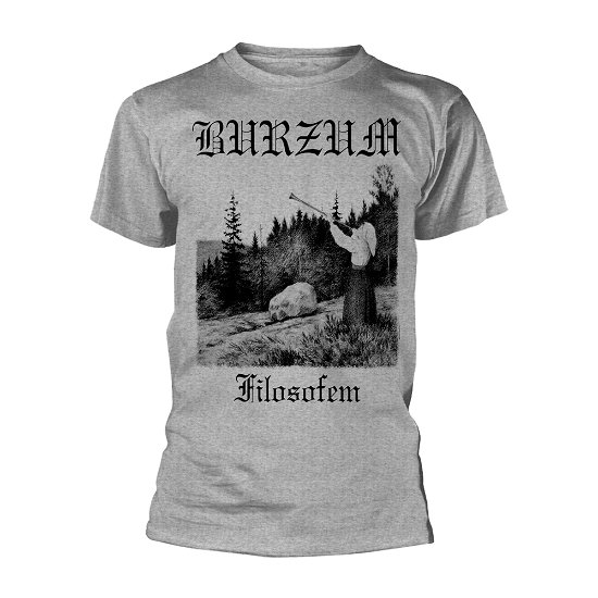 Cover for Burzum · Filosofem 3 2018 (T-shirt) [size XL] [Grey edition] (2018)