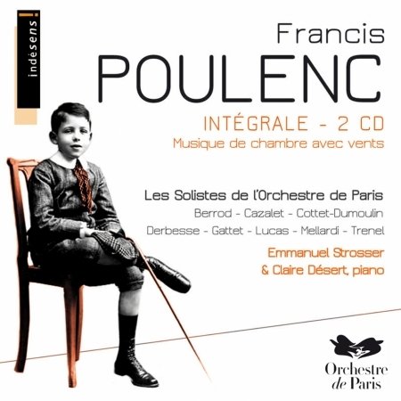 Cover for F. Poulenc · Complete Chamber Music For Winds Vol.1 (CD) [Digipak] (2011)