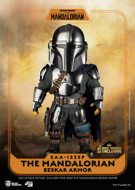 Star Wars The Mandalorian Egg Attack Action Action - Star Wars - Produtos - BEAST KINGDOM - 4711203444367 - 27 de setembro de 2022