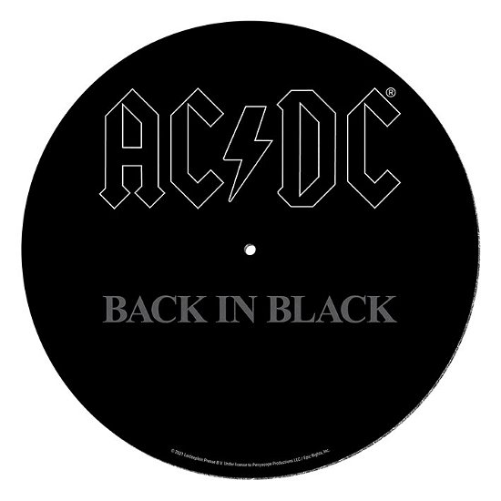 Back In Black Slipmat - Ac/Dc - Musik - PYRAMID - 5050293860367 - 