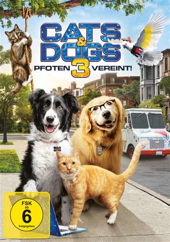 Cover for George Lopez,max Greenfield,melissa Rauch · Cats &amp; Dogs 3-pfoten Vereint! (DVD) (2021)