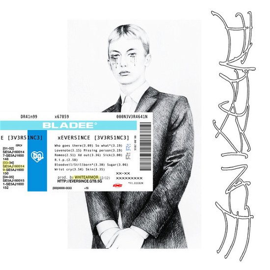 Cover for Bladee · Eversince (LP) [Limited White Vinyl edition] (2023)