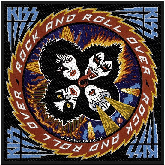 KISS Standard Woven Patch: Rock N' Roll Over - Kiss - Marchandise -  - 5056365709367 - 