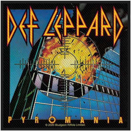Cover for Def Leppard · Pyromania (Patch) (Patch) [Black edition] (2021)