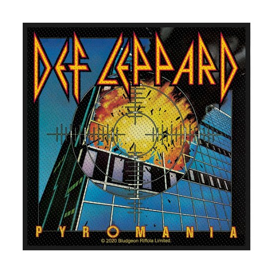 Cover for Def Leppard · Def Leppard Standard Patch: Pyromania (Loose) (Patch) [Black edition] (2021)
