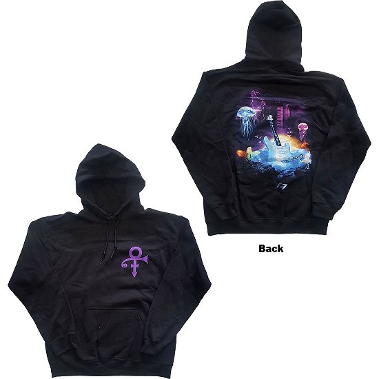 Prince Unisex Pullover Hoodie: Lotus Flower (Back Print) - Prince - Merchandise -  - 5056368667367 - 