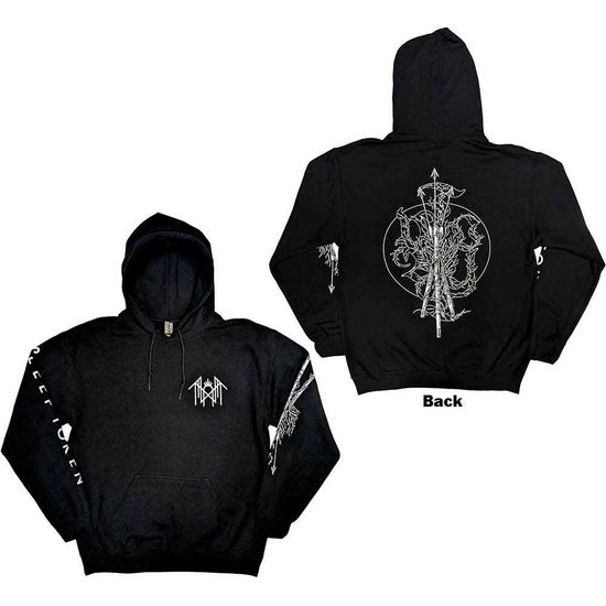 Cover for Sleep Token · Sleep Token Unisex Pullover Hoodie: Trinity (Back Print, Sleeve Print) (Hoodie) [size M]