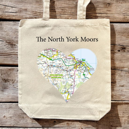 Cover for OS Map Premium Canvas Tote Bag - North York Moors National Park (MERCH) (2025)