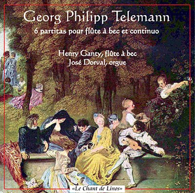 6 Partitas Pour Flute a Bec et Continuo - G.P. Telemann - Musik - LE CHANT DE LINOS - 5425016540367 - 19. juni 2009