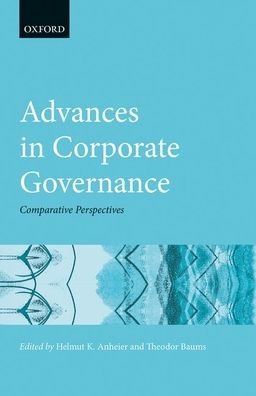 Cover for Advances in Corporate Governance: Comparative Perspectives - Hertie Governance Report (Inbunden Bok) (2020)