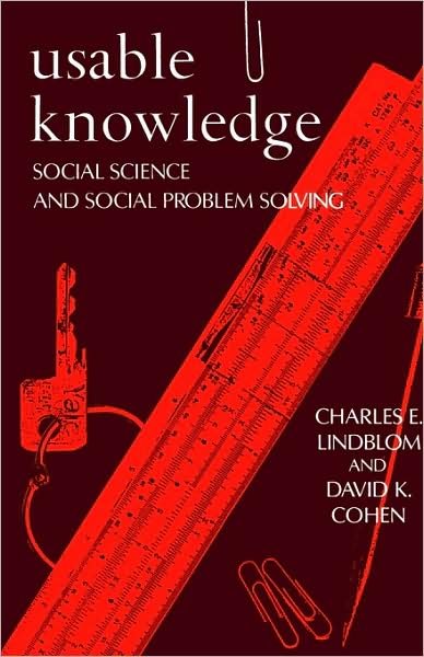 Cover for Charles E. Lindblom · Usable Knowledge: Social Science and Social Problem Solving - Yale Fastback Series (Paperback Bog) [Later Printing edition] (1979)