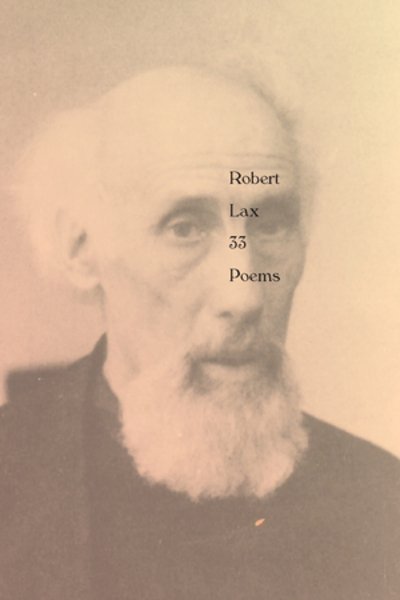 Cover for Robert Lax · 33 Poems (Paperback Book) (2019)