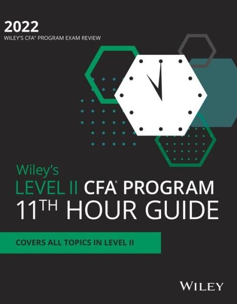 Cover for Wiley · Wiley's Level II Cfa Program 11th Hour Final Review Study Guide 2022 (Paperback Bog) (2021)