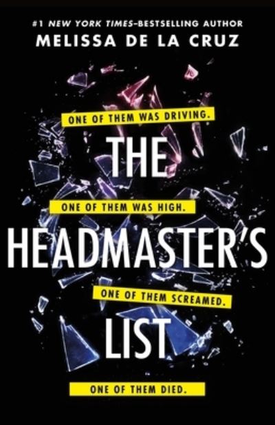 Cover for Melissa de la Cruz · The Headmaster's List (Paperback Book) (2024)