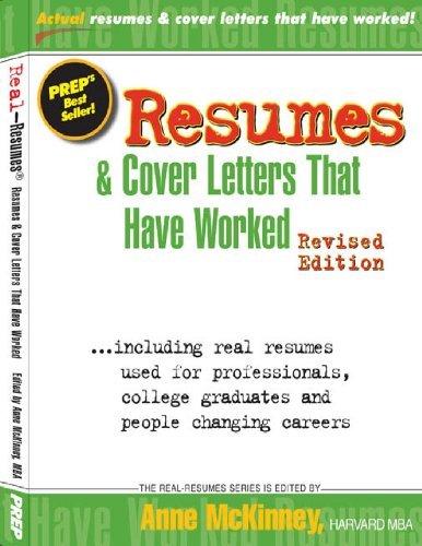 Cover for Anne Mckinney · Resumes &amp; Cover Letters That Have Worked (Pocketbok) (2012)