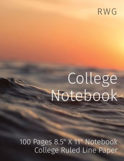 Cover for Rwg · College Notebook (Taschenbuch) (2019)