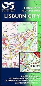 Lisburn Street Map -  - Bøker - Land & Property Services - 9781905306367 - 1. juli 2008
