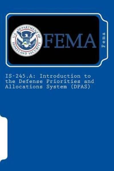 Cover for Fema · Is-245.a (Paperback Bog) (2013)