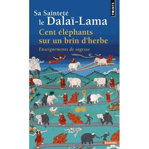 Cover for 14th Dalai Lama · Cent éléphants sur un brin d'herbe (Taschenbuch) (1997)