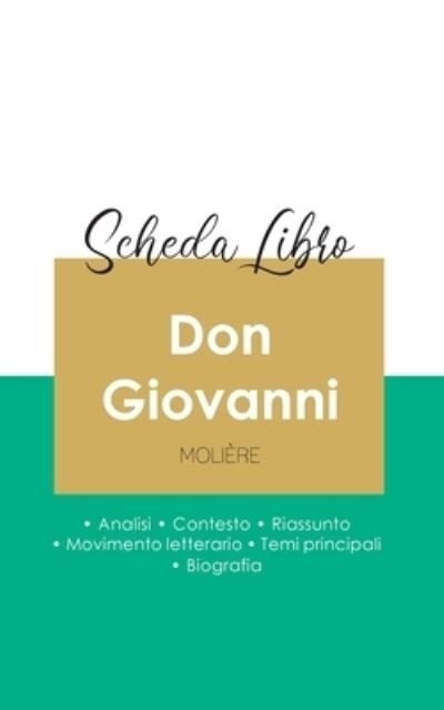 Cover for Moliere · Scheda libro Don Giovanni di Moliere (analisi letteraria di riferimento e riassunto completo) (Paperback Bog) (2020)