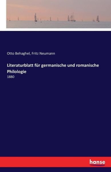 Cover for Behaghel · Literaturblatt für germanische (Bog) (2016)