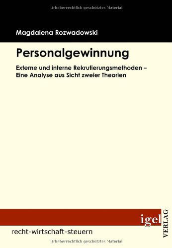 Cover for Magdalena Rozwadowski · Handbuch Personalgewinnung: 6. Novellierung Der Hoai (Pocketbok) [German edition] (2009)