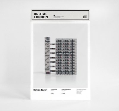 Cover for Zupagrafika · Brutal London: Balfron Tower: Build Your Own Brutalist London (Paperback Bog) (2015)