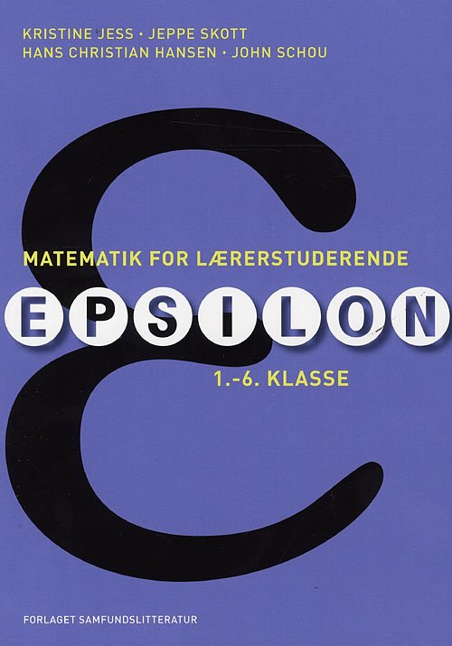 Cover for Kristine Jess · Matematik for lærerstuderende (Heftet bok) [1. utgave] (2008)