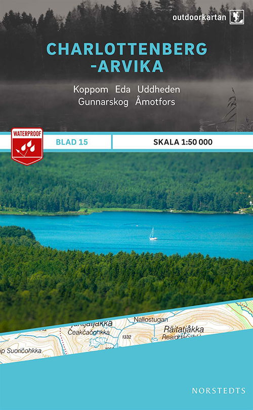 Outdoorkartan: Charlottenberg - Arvika - Norstedts - Books - Norstedts - 9789113068367 - June 3, 2015