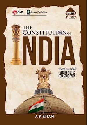Cover for A R Khan · The Constitution of India Bare Act with Short Notes for Students 3ed by A R Khan (Paperback Bog) (2023)