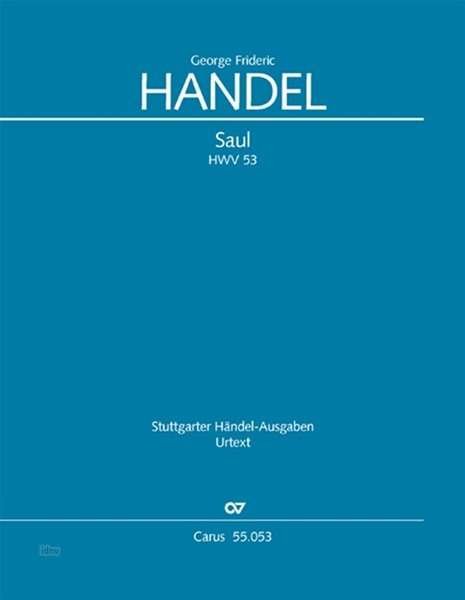 Cover for Handel · Saul, Partitur (Book)