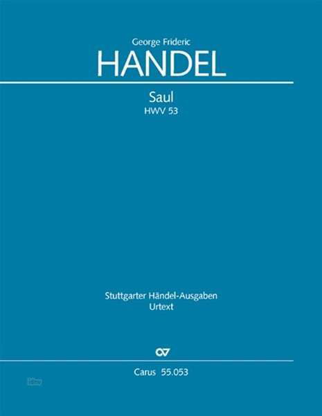 Cover for Handel · Saul, Partitur (Bog)