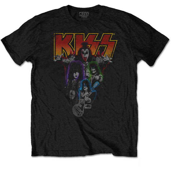 Cover for Kiss · KISS Unisex T-Shirt: Neon Band (T-shirt)