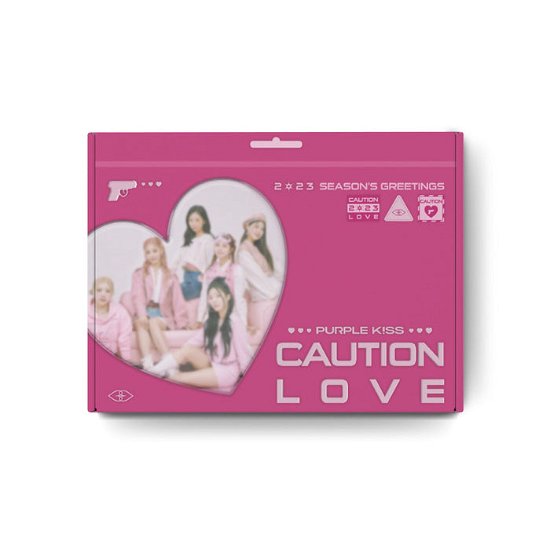 2023 Season's Greetings [Caution Love] - Purple Kiss - Merchandise - RBW - 9957226929367 - 30. december 2022