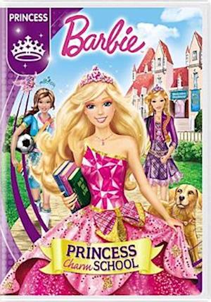 Cover for Barbie Princess Charm School (DVD) (2017)